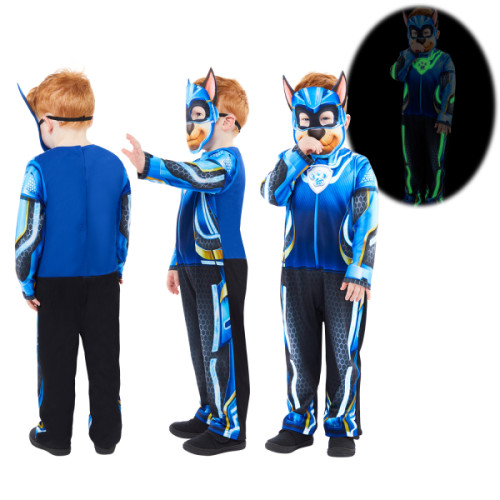 Paw Patrol Movie Glow In The Dark Chase Costume